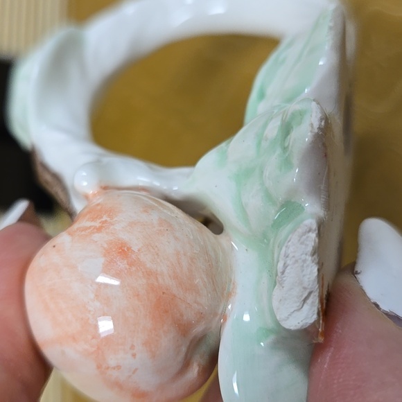 Colorful Ceramic Napkin Rings Set - Picture 8 of 11